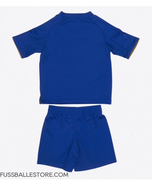 Günstige Leicester City Heimtrikotsatz Kinder 2025-26 Kurzarm (+ Kurze Hosen)